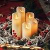 LED Candles Real Wax or Plastic 3/5 pcs