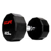 ZERRO Rubber Dumbbells Set with Solid Handle Weights 12 pcs