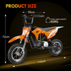 CCLIFE Elektro Motorrad Kinder Lithiumbatterie 36 V, Elektrisch Pocket Bike dirt bike