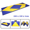 ZERRO Yellow & Blue Foldable Gymnastics Mat