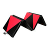 ZERRO Rosy Red & Black Foldable Gymnastics Mat