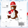 Self Inflating LED Plush Bear