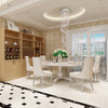 Crystal Ceiling Chandelier Ø 25 cm 1 x GU10