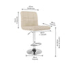 Bar Stools Set Adjustable