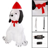 Self Inflating LED Christmas Dog