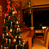 Gold LED Christmas Candle Lights 20 30 40pcs