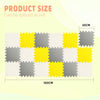Puzzle Mats -Yellow & White & Grey