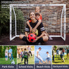 ZERRO Fussballtor Outdoor 240 x 85 x 160cm Weiss 2er