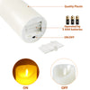 LED Candles Real Wax or Plastic 3/5 pcs