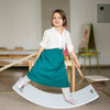 CCLIFE Balance Board Aus Holz Kinder Wackelbrett mit EVA matte, Montessori Spielzeug