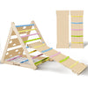 CCLIFE Kletterdreieck mit Rutsche ab 1 jahr Montessori  Klettergerüst Indoor Pikler Dreieck