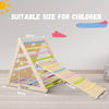 CCLIFE Kletterdreieck mit Rutsche ab 1 jahr Montessori  Klettergerüst Indoor Pikler Dreieck
