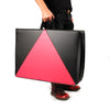 ZERRO Rosy Red & Black Foldable Gymnastics Mat
