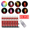 Red LED Christmas Candle Lights 20 30 40 pcs