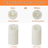 LED Candles Real Wax or Plastic 3/5 pcs