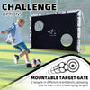 ZERRO Fussballtor Outdoor 180cm Weiss mit Torwand