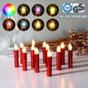 Red LED Christmas Candle Lights 20 30 40 pcs
