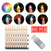 Beige LED Christmas Candle Lights 20 30 40 pcs
