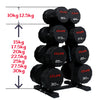 ZERRO Dumbbell Rack 300 kg Load Black 43 x 40 x 82 cm