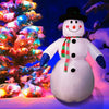 Self Inflating LED Snowman Polyester-Nylon