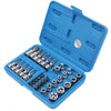 T-Star Torx Bit and Socket Tool Set CRV 5/16" 3/8" 34 pcs