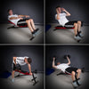 ZERRO Adjustable Weight Bench Foldable Weight Lifting Sit Up