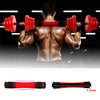 ZERRO Dumbbell with Barbell Bar 2 x 10 kg, 2 x 15 kg, 2 x 20 kg Red