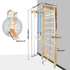 ZERRO Swedish Ladder Wall Bars Wooden Gymnastic