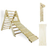 CCLIFE Kletterdreieck mit Rutsche ab 1 Jahr Klappbar Montessori Klettergerüst Indoor Pikler Dreieck