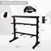 ZERRO Weight Bar Rack Squat Barbell Rack Black 002