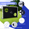 ZERRO Fussballtor Outdoor 180cm Weiss mit Torwand