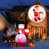 LED Snowman with snowfall