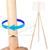 Modern Floor Lamp LED Wood