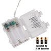 LED Christmas Light Up Sparkle Gift Boxes with Polyester Threads