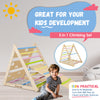 CCLIFE Kletterdreieck mit Rutsche ab 1 jahr Montessori  Klettergerüst Indoor Pikler Dreieck