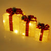 LED Christmas Light Up Sparkle Gift Boxes