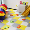 Puzzle Mats -Yellow & White & Grey