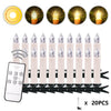 LED Candle Lights Timer Remote Control