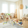 CCLIFE Kletterdreieck mit Rutsche ab 1 Jahr Klappbar Montessori Klettergerüst Indoor Pikler Dreieck