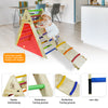 CCLIFE Kletterdreieck mit Rutsche ab 1 Jahr Klappbar Montessori Klettergerüst Indoor Pikler Dreieck