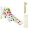 CCLIFE Kletterdreieck mit Rutsche ab 1 Jahr Klappbar Montessori Klettergerüst Indoor Pikler Dreieck