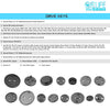Universal Pneumatic Brake Caliper Rewind Tool Disc Air Back Piston Wind Back Spreader 16 pcs Kit
