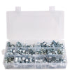 Hose Clamp Clips Assortment Galvanized 8-18 mm 135 pcs