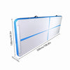 ZERRO Blue Air Track Tumbling Mat with Electric Pump