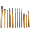 Mechanics Pin Punch Center Punch and Chisel Set 12 pcs