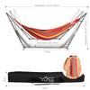 Hammock Foldable Steel Frame Rainbow