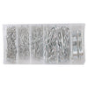 Hair Hitch Pin R Clip Spring Split Pins Assortment Ø 2.4 - 4.0 mm 150 pcs