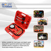 Petrol Engine Cylinder Pressure Compression Gauge Leakage Diagnostic Tester Tool Set 300PSI