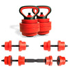 ZERRO Iron Kettlebell Dumbbell & Barbell Set with Handle Adjustable