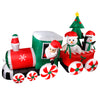Inflatable Santa Claus LED Train Waterproof